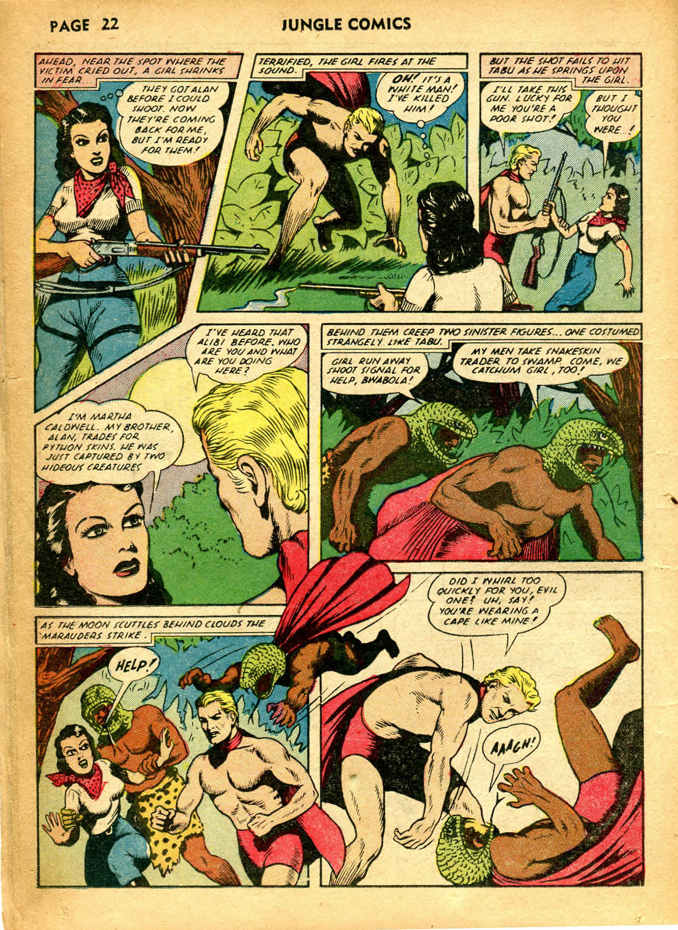 Read online Jungle Comics comic -  Issue #32 - 25