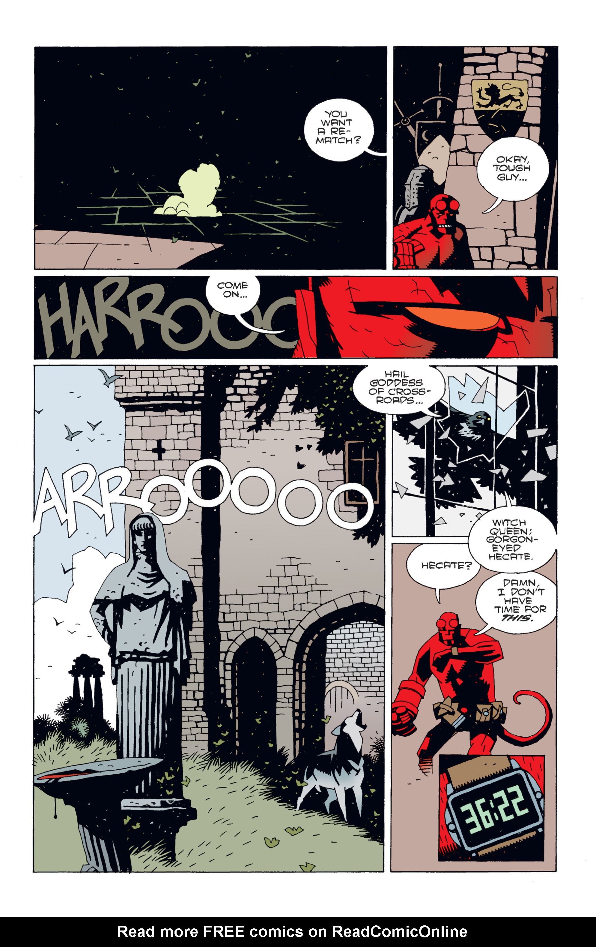 Read online Hellboy comic -  Issue #2 - 84