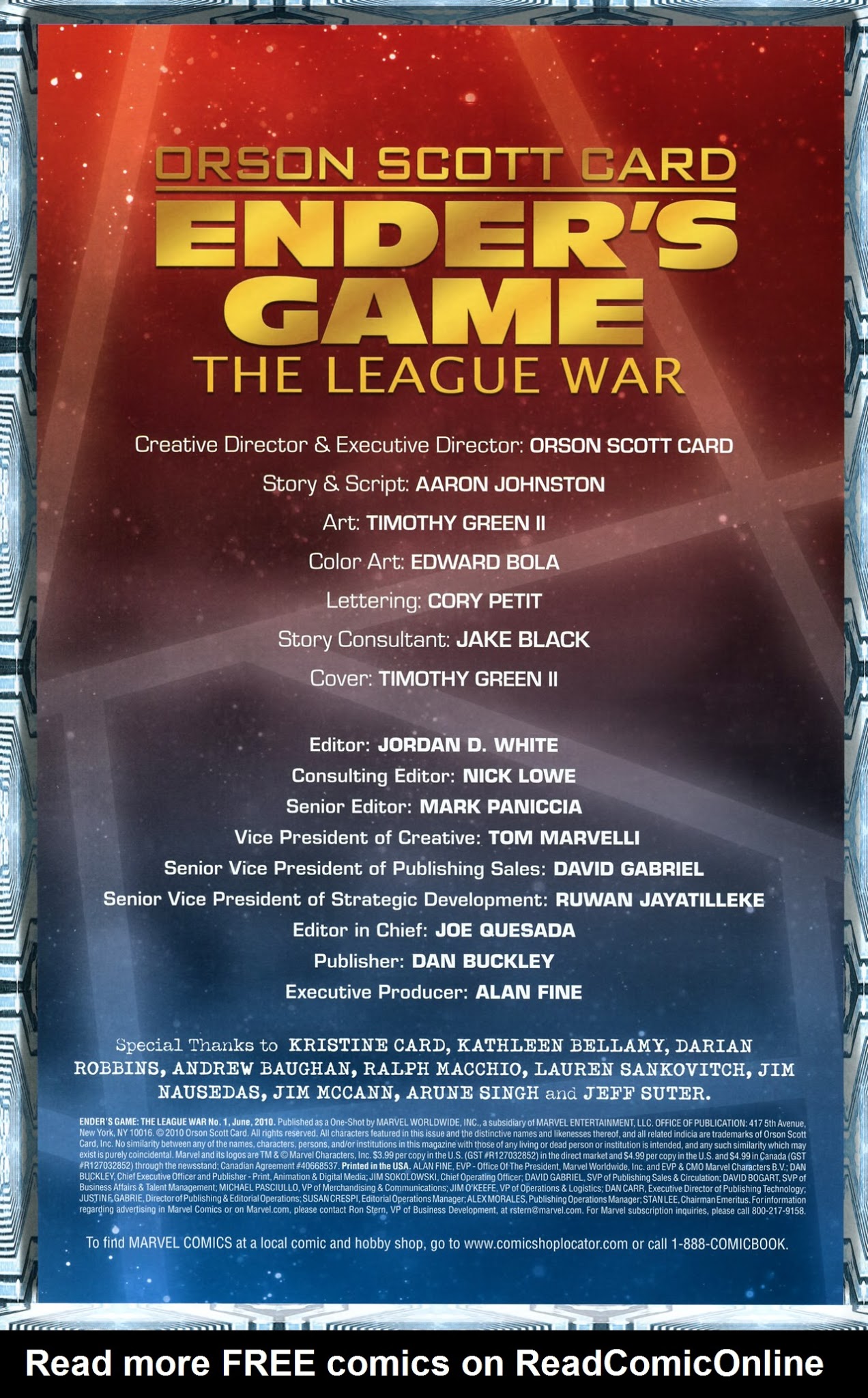 Read online Ender's Game: The League War comic -  Issue # Full - 2