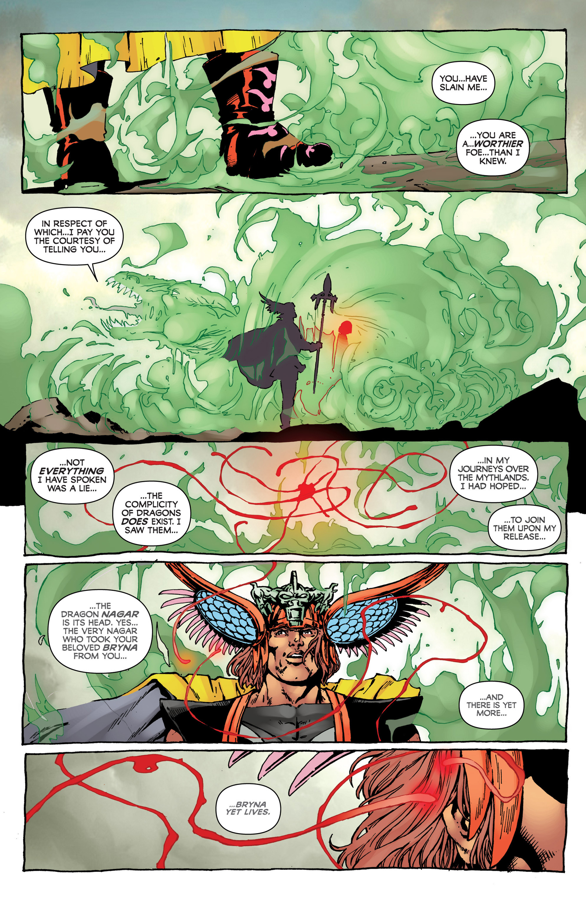 Read online Kirby: Genesis - Dragonsbane comic -  Issue #4 - 20