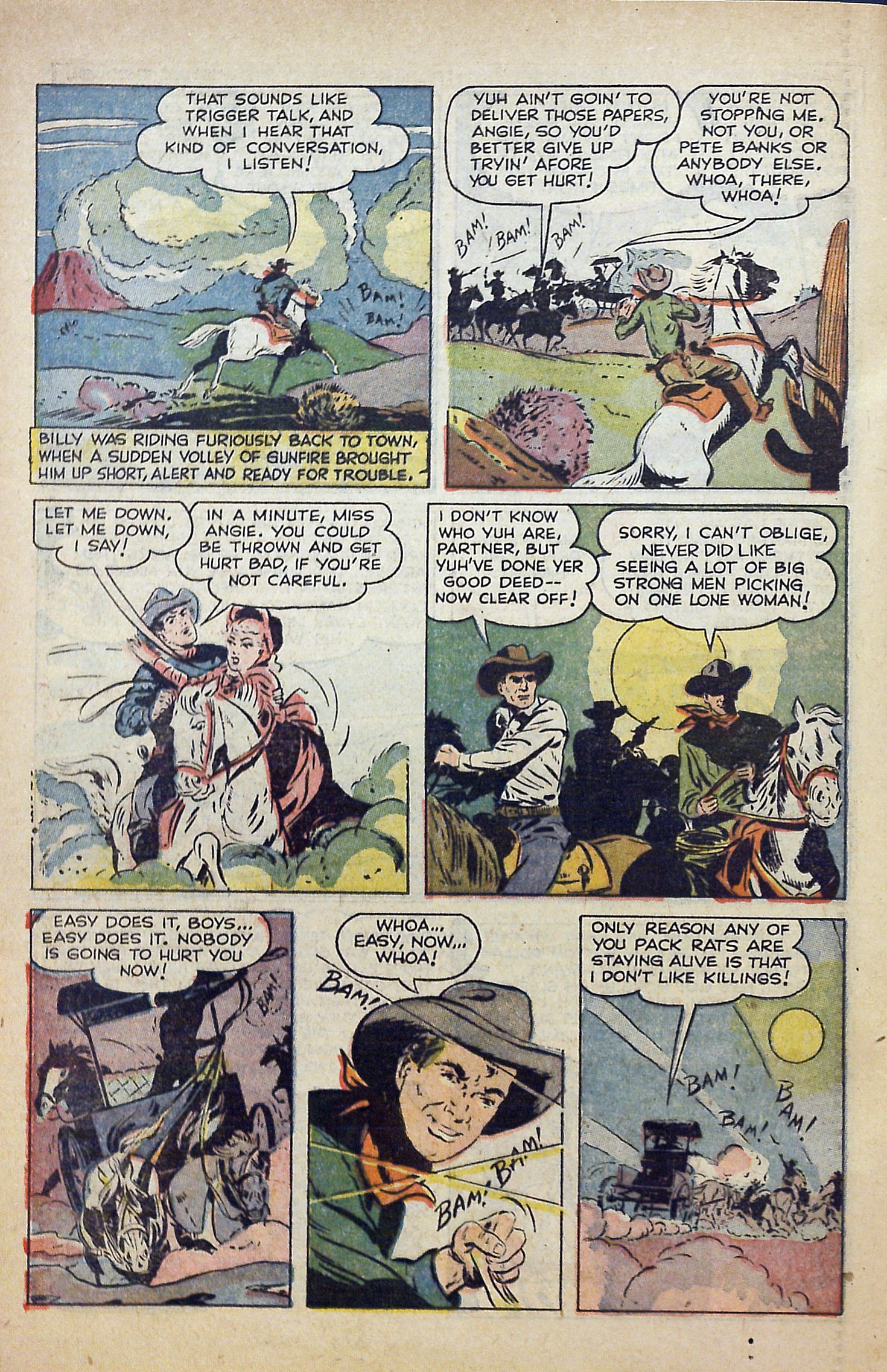 Read online Billy the Kid Adventure Magazine comic -  Issue #9 - 22