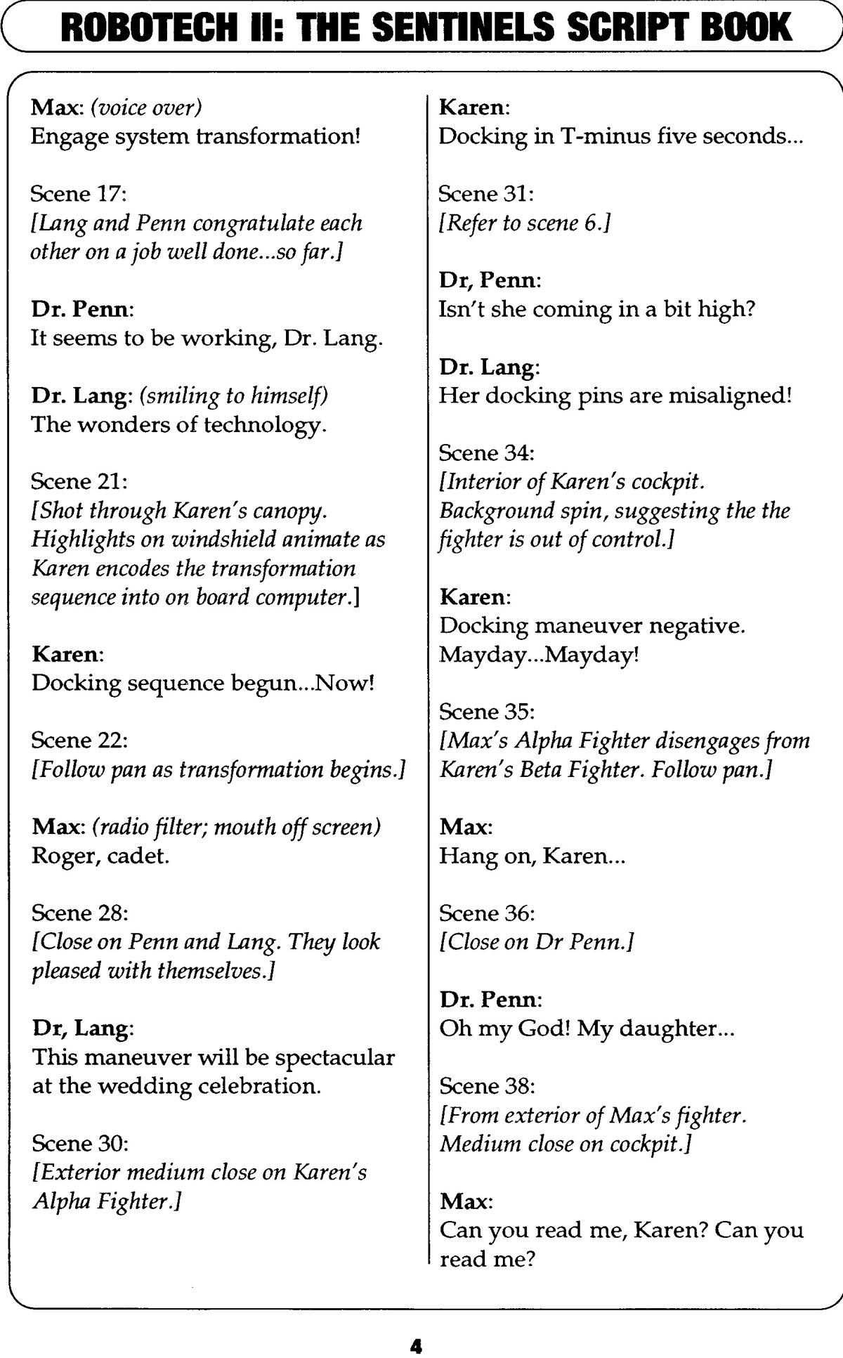 Read online Robotech II: The Sentinels comic -  Issue # _Script Book 1 - 54