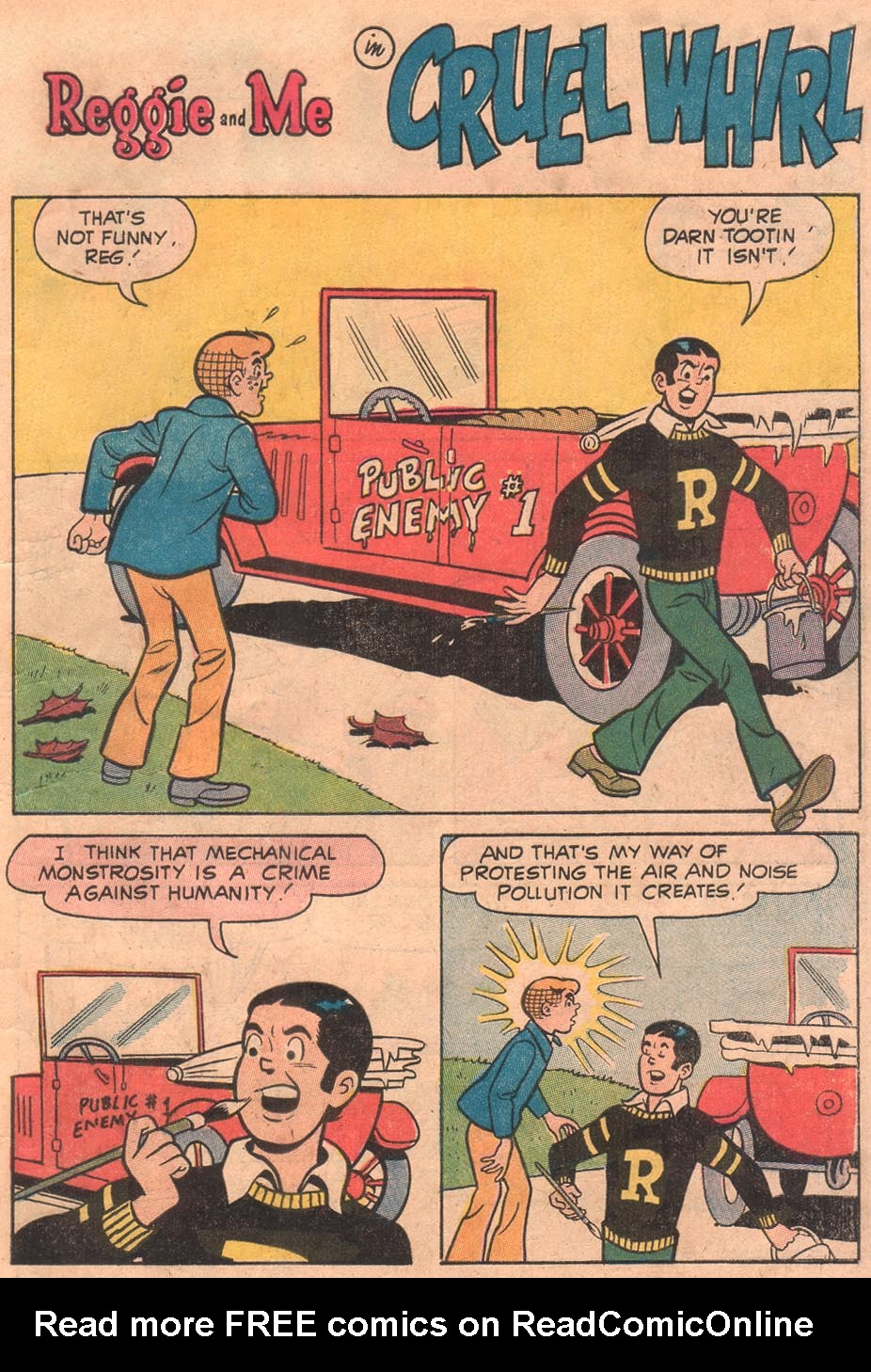 Read online Reggie and Me (1966) comic -  Issue #53 - 21
