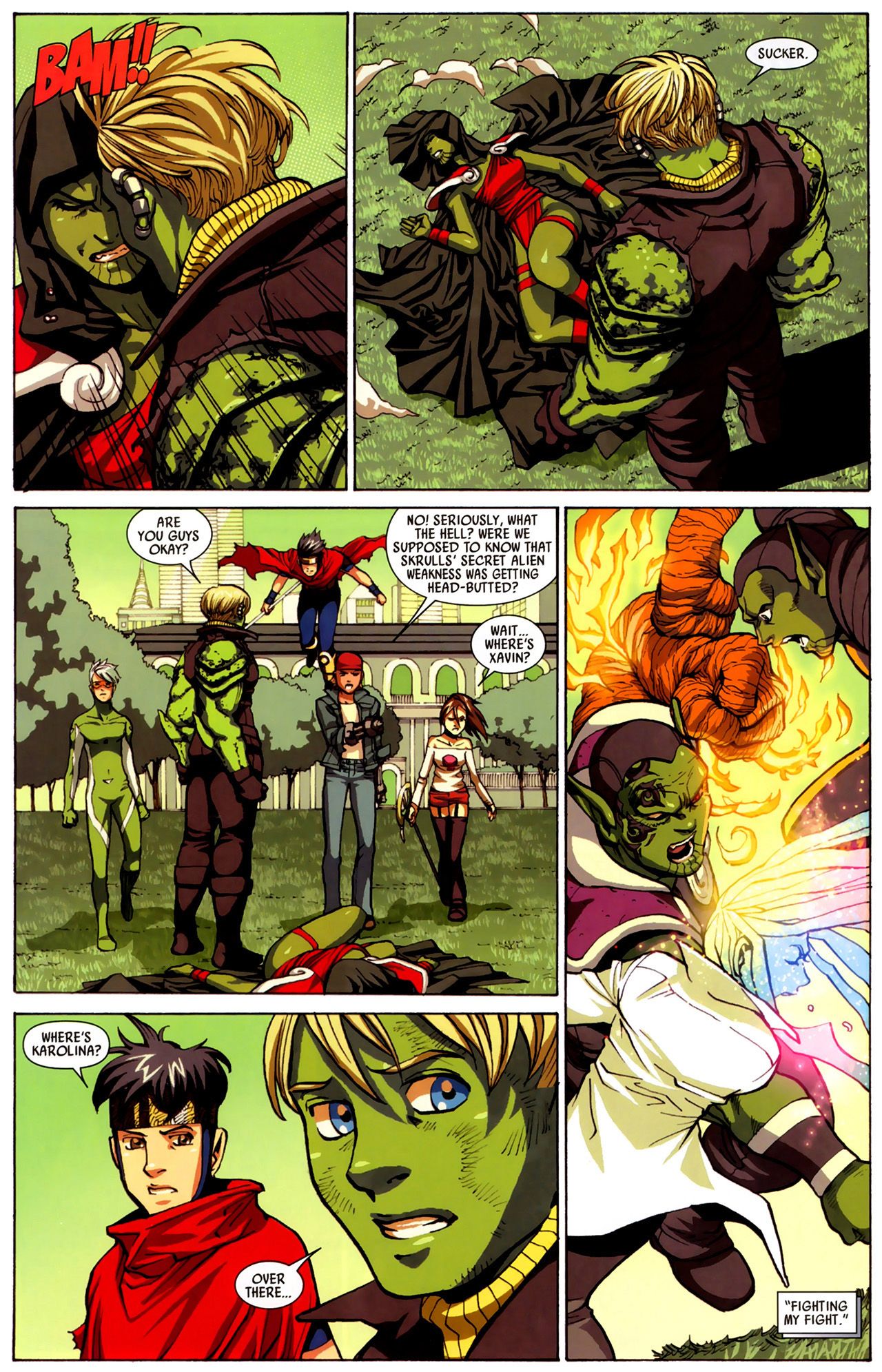 Read online Secret Invasion: Runaways/Young Avengers comic -  Issue #3 - 20