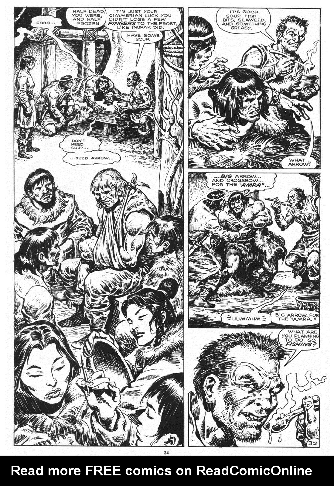 The Savage Sword Of Conan issue 168 - Page 35