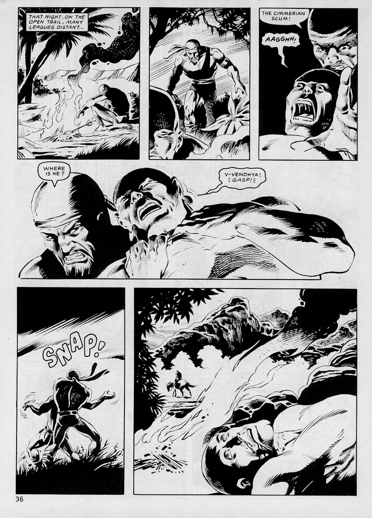 Read online The Savage Sword Of Conan comic -  Issue #103 - 35