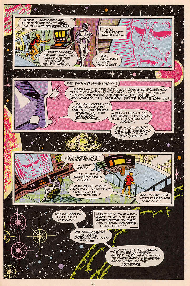 Guardians of the Galaxy (1990) issue 20 - Page 18