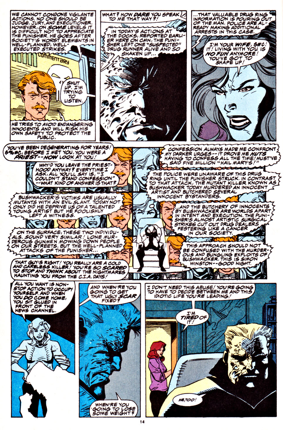 Read online The Punisher War Journal comic -  Issue #12 - 13