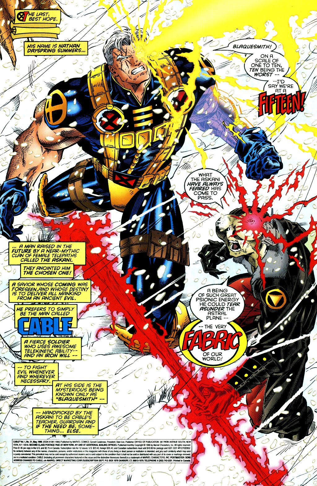 Read online Cable (1993) comic -  Issue #31 - 2