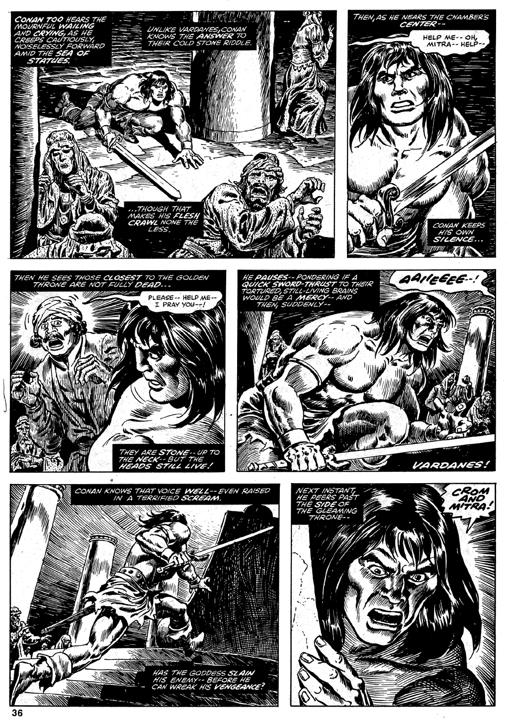 Read online The Savage Sword Of Conan comic -  Issue #35 - 36