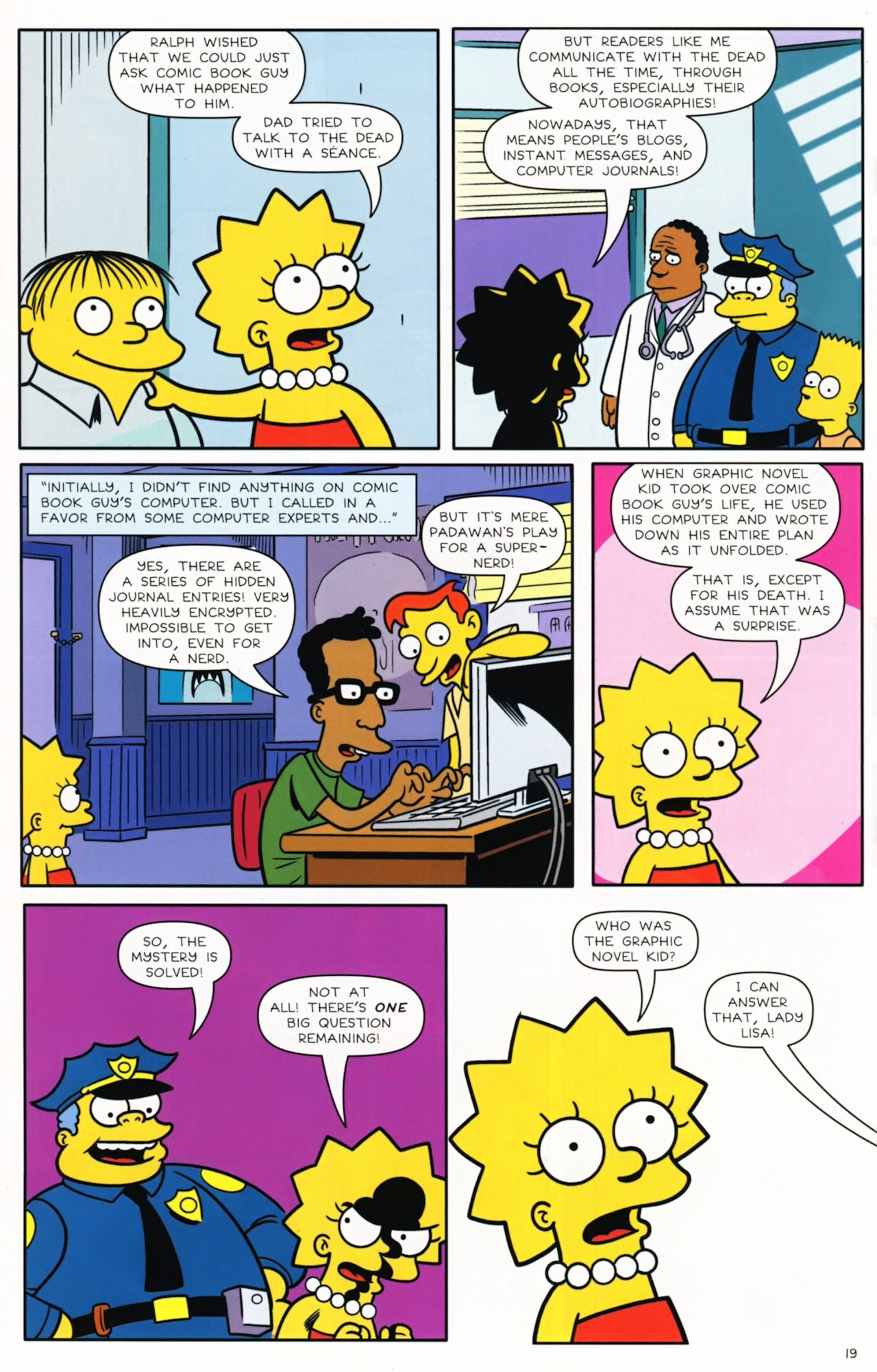 Read online Bongo Comics presents Comic Book Guy: The Comic Book comic -  Issue #5 - 21