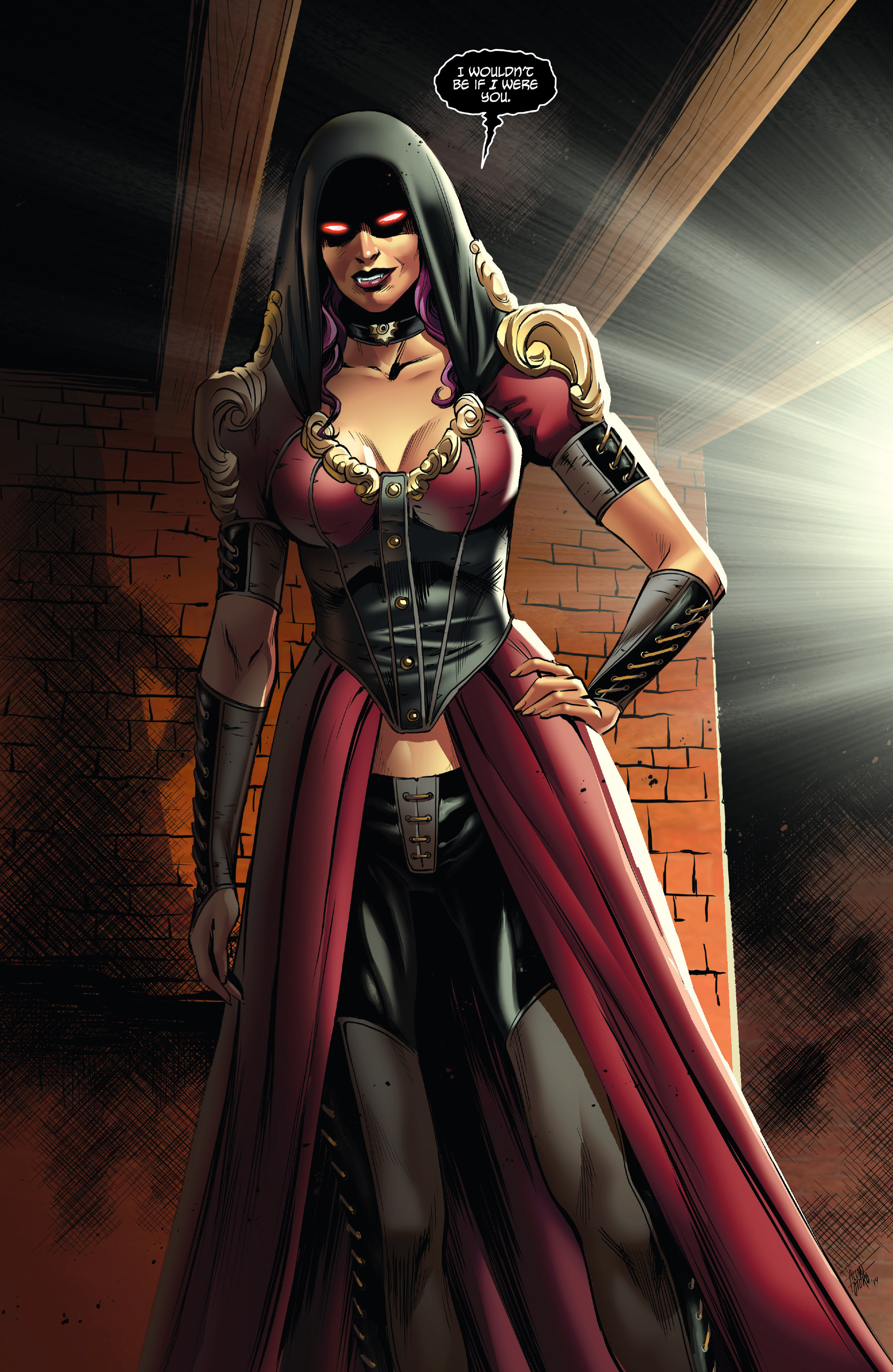 Read online Van Helsing vs. Dracula's Daughter comic -  Issue #2 - 13