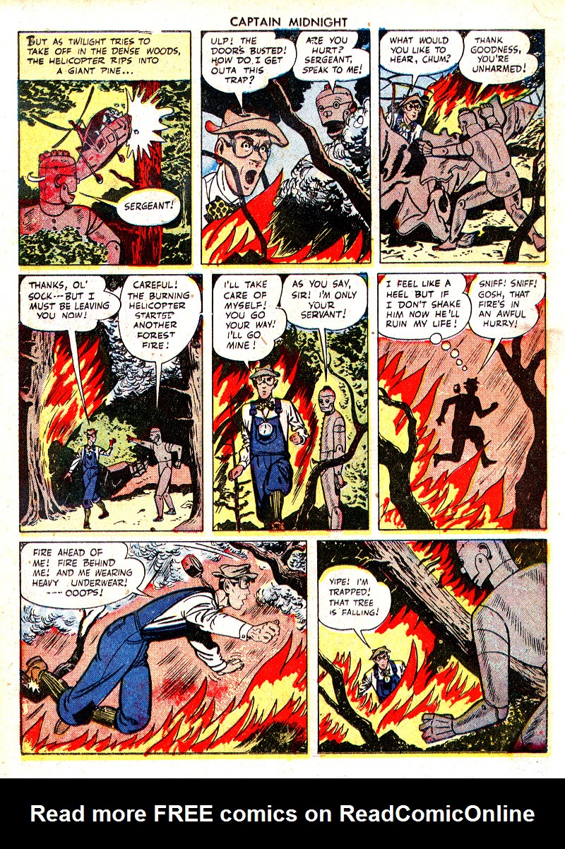 Read online Captain Midnight (1942) comic -  Issue #38 - 25