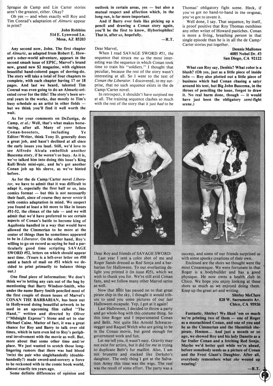 Read online The Savage Sword Of Conan comic -  Issue #55 - 64