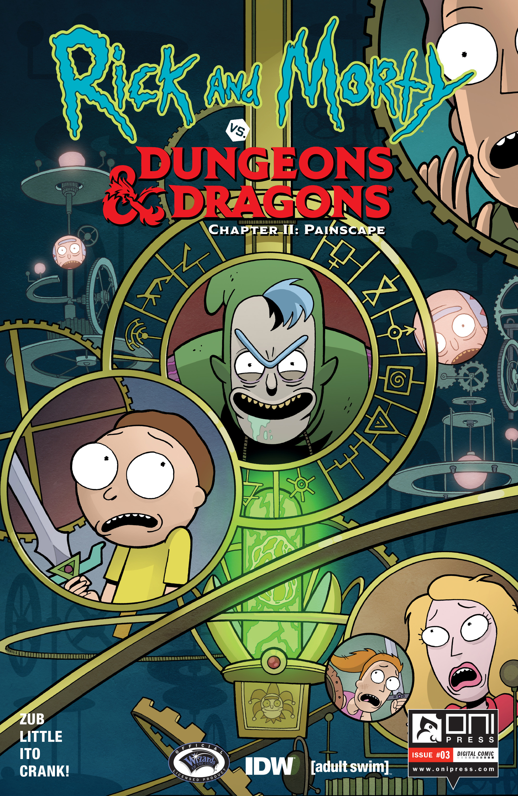 Read online Rick and Morty vs. Dungeons & Dragons II: Painscape comic -  Issue #3 - 1