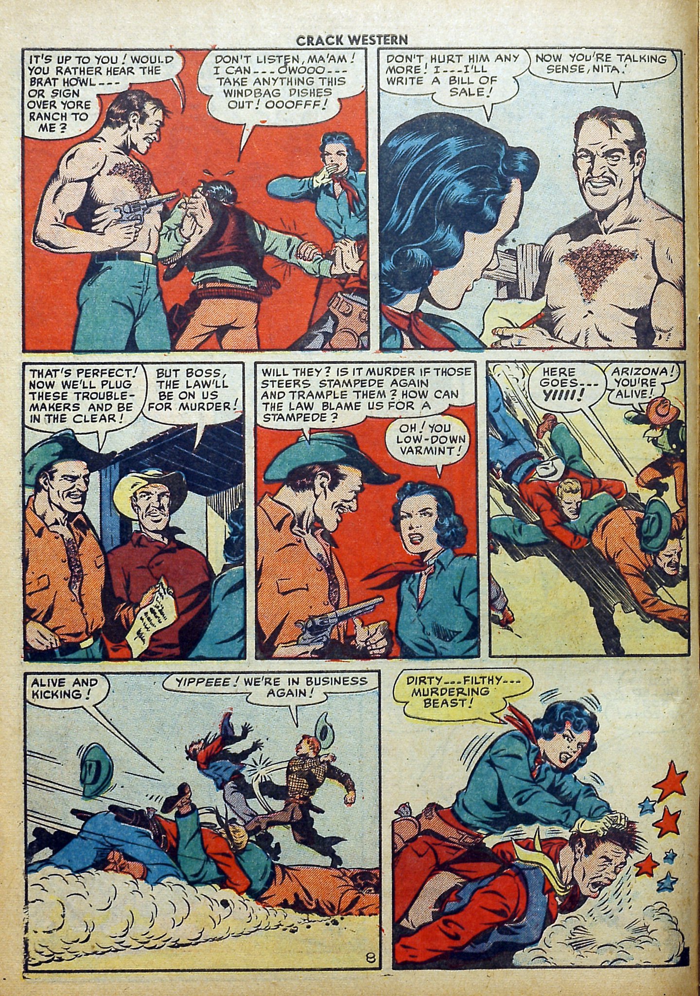 Read online Crack Western comic -  Issue #75 - 10
