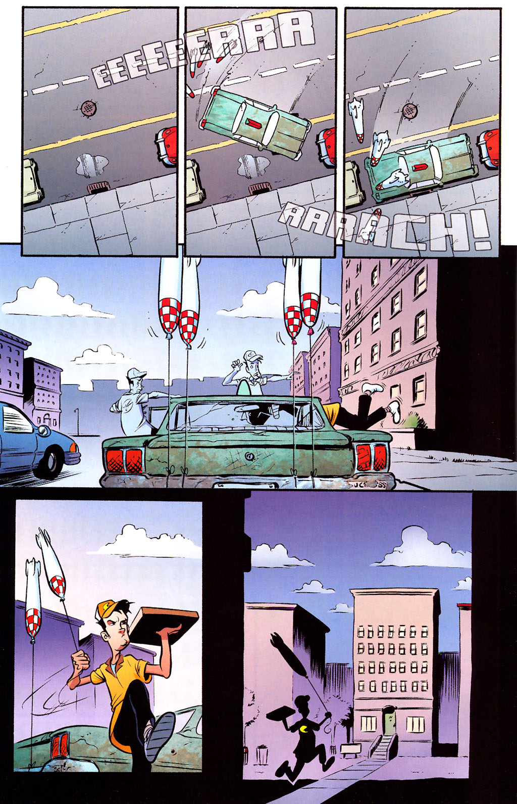 Read online Paul Jenkins' Sidekick comic -  Issue #1 - 4