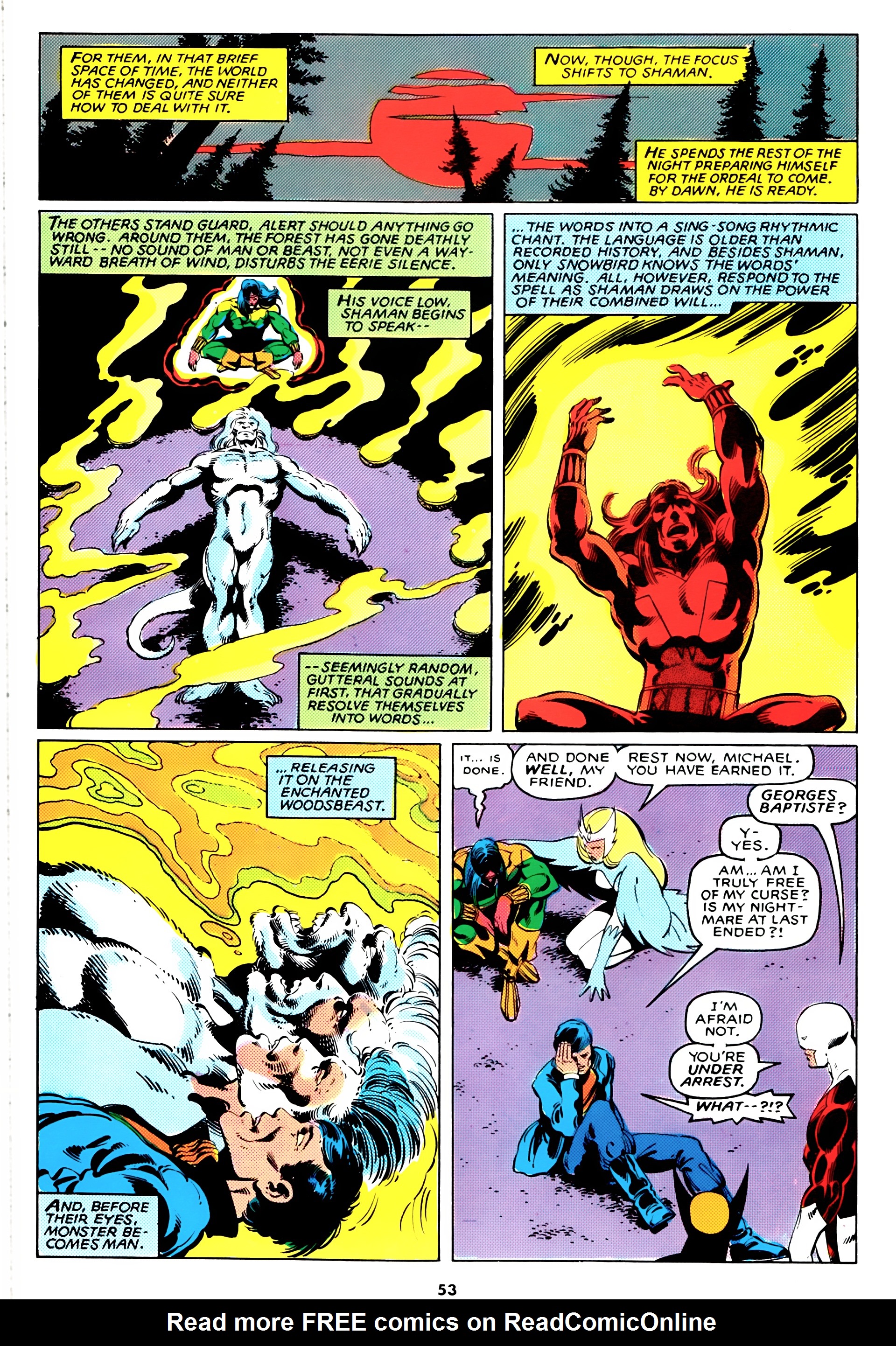 Read online X-Men Annual UK comic -  Issue #1992 - 50
