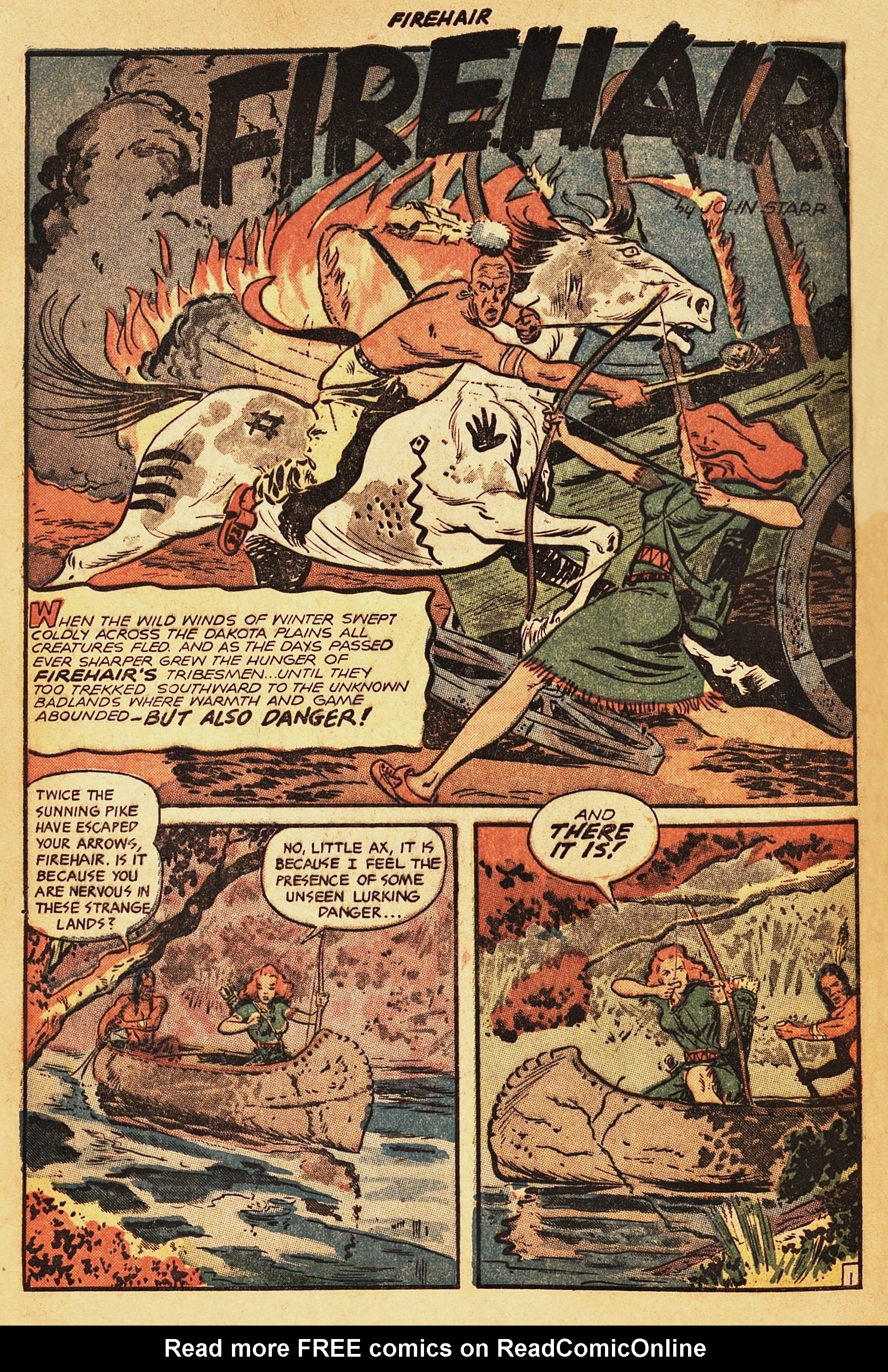 Read online Firehair (1951) comic -  Issue #11 - 4