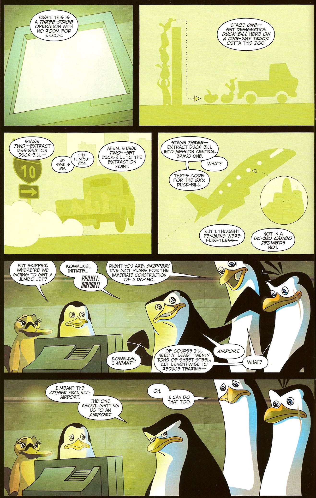 Read online Penguins of Madagascar comic -  Issue #1 - 10