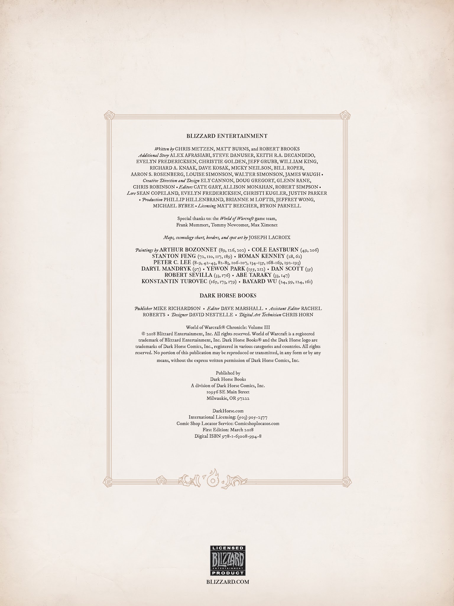 Read online World of Warcraft Chronicle Vol. 3 comic -  Issue # Full - 6