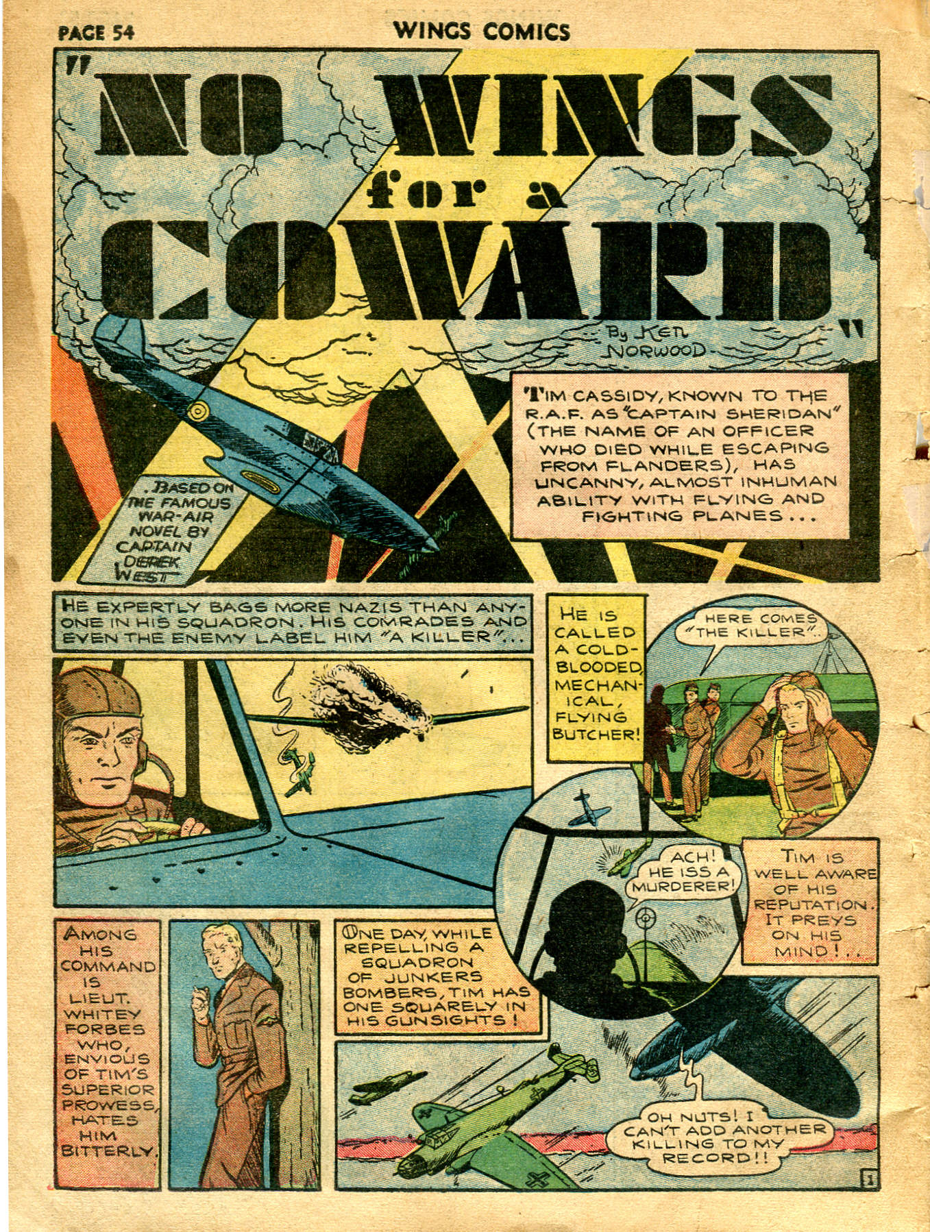 Read online Wings Comics comic -  Issue #5 - 56