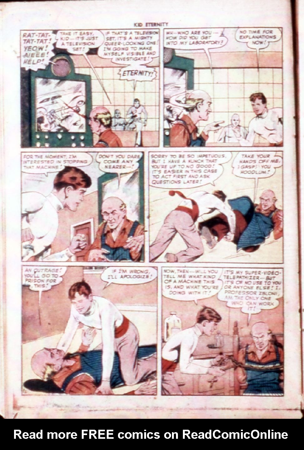 Read online Kid Eternity (1946) comic -  Issue #13 - 18