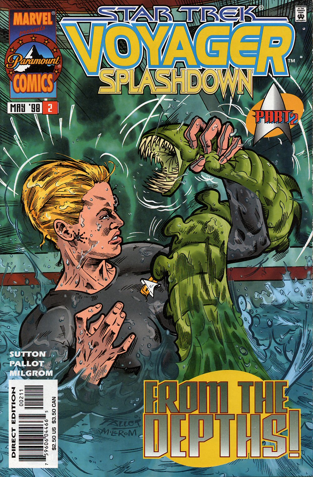 Read online Star Trek: Voyager--Splashdown comic -  Issue #2 - 1