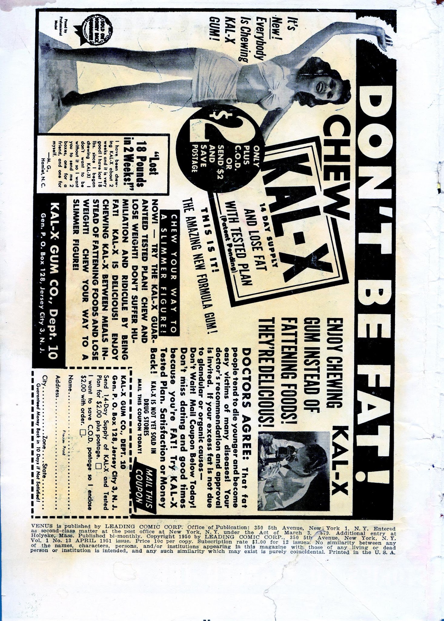 Read online Venus (1948) comic -  Issue #13 - 4