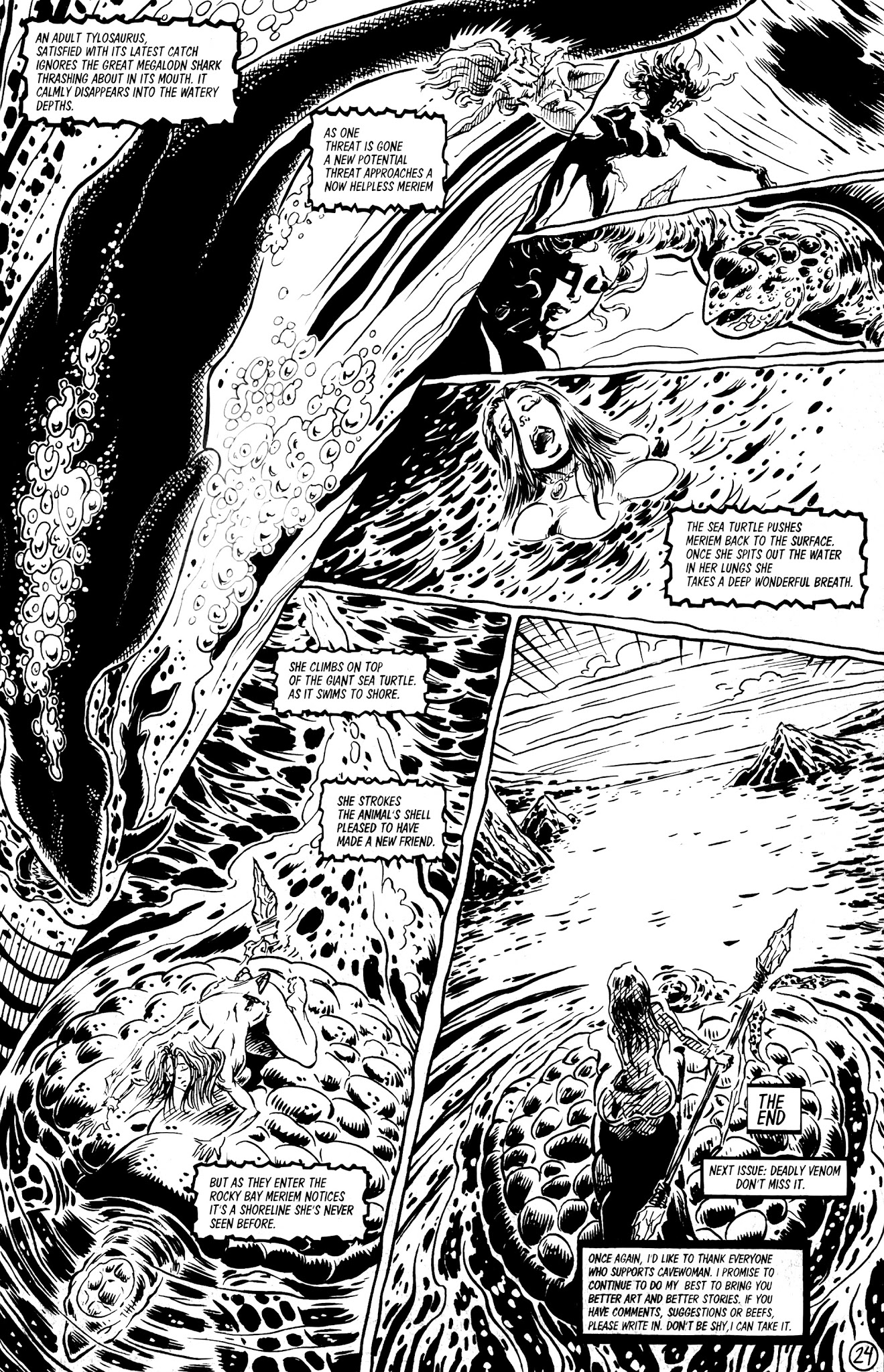 Read online Cavewoman: Sea Monsters comic -  Issue # Full - 26