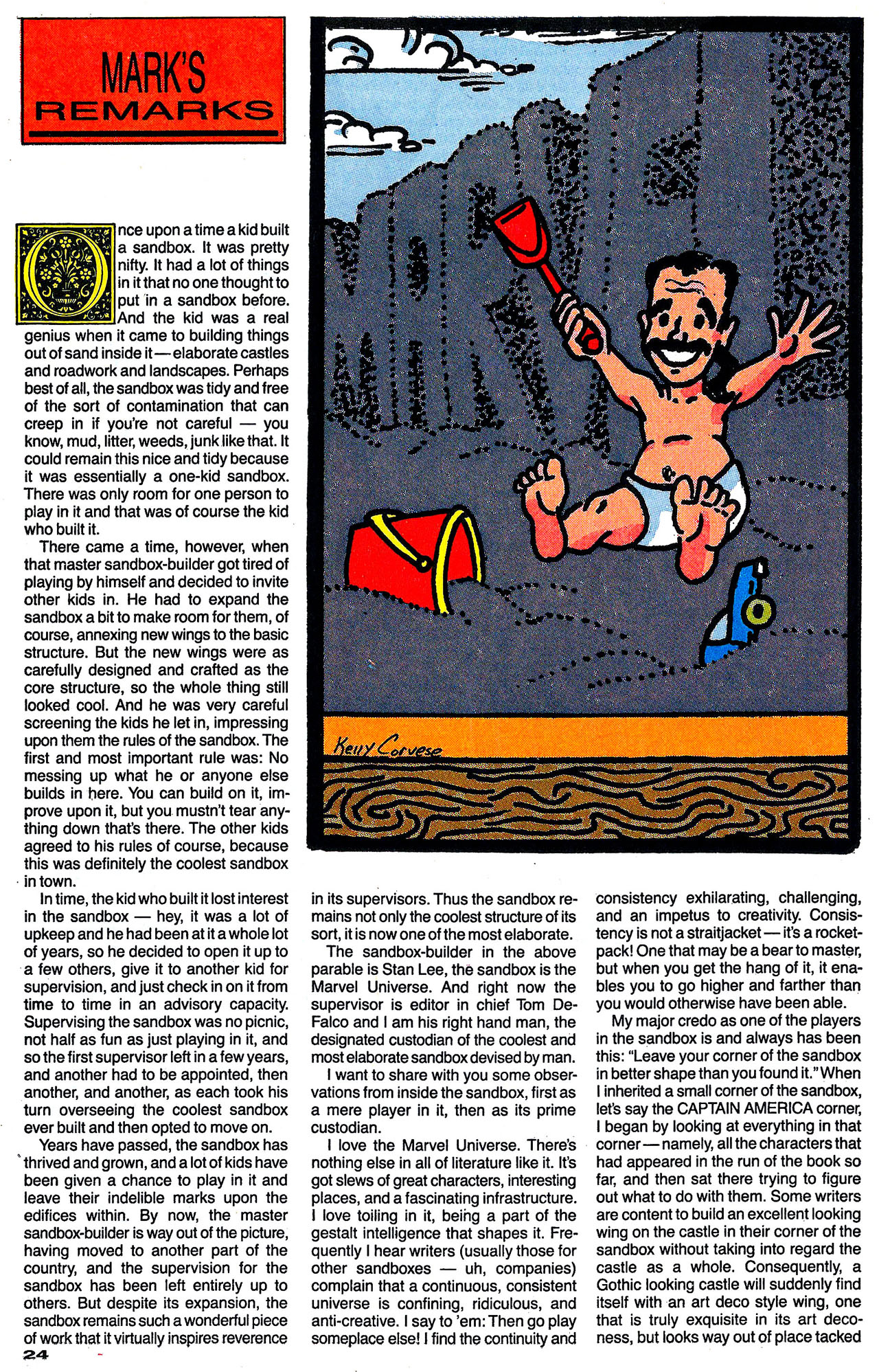 Read online Marvel Age comic -  Issue #108 - 24