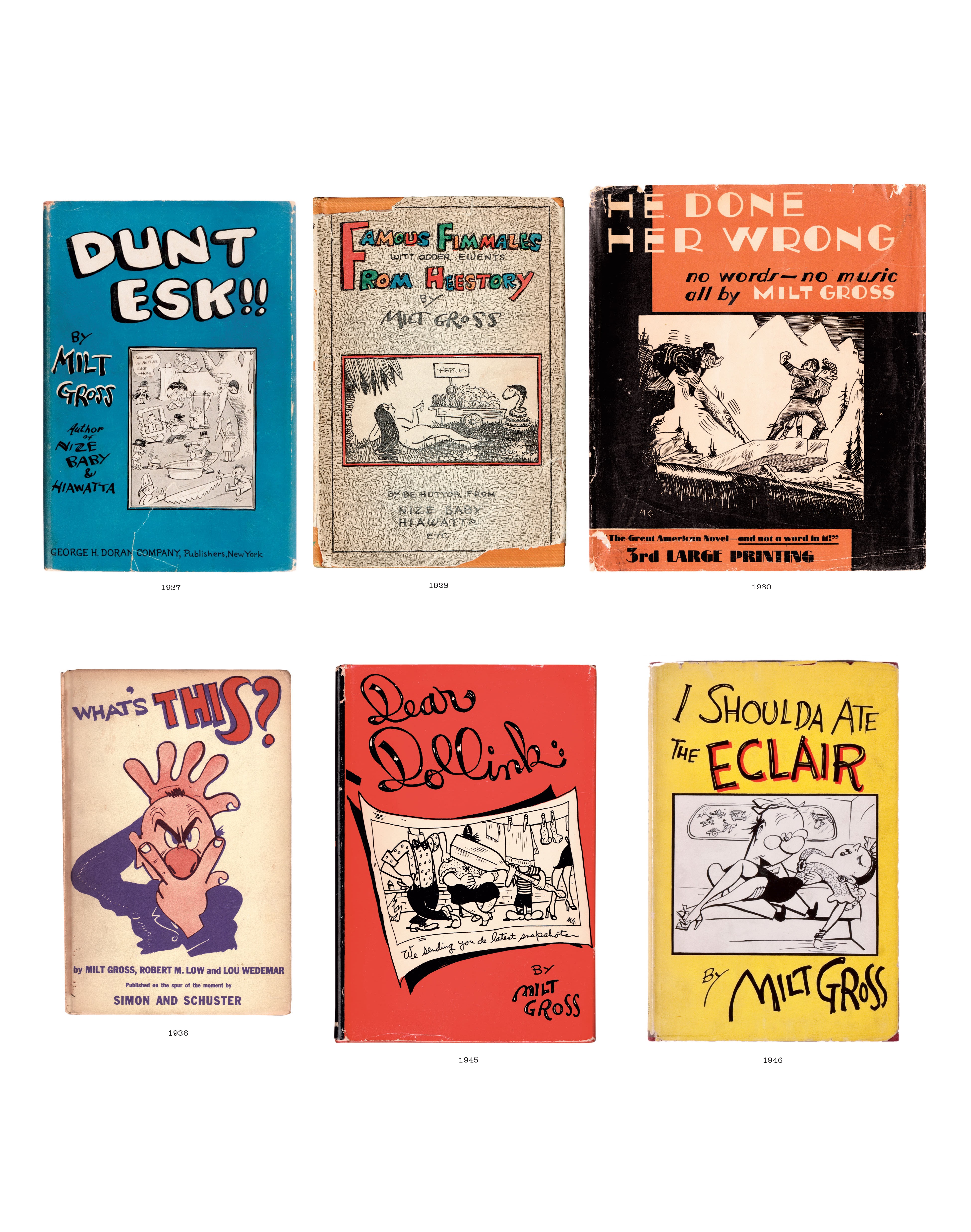 Read online Gross Exaggerations: The Meshuga Comic Strips of Milt Gross comic -  Issue # TPB - 17