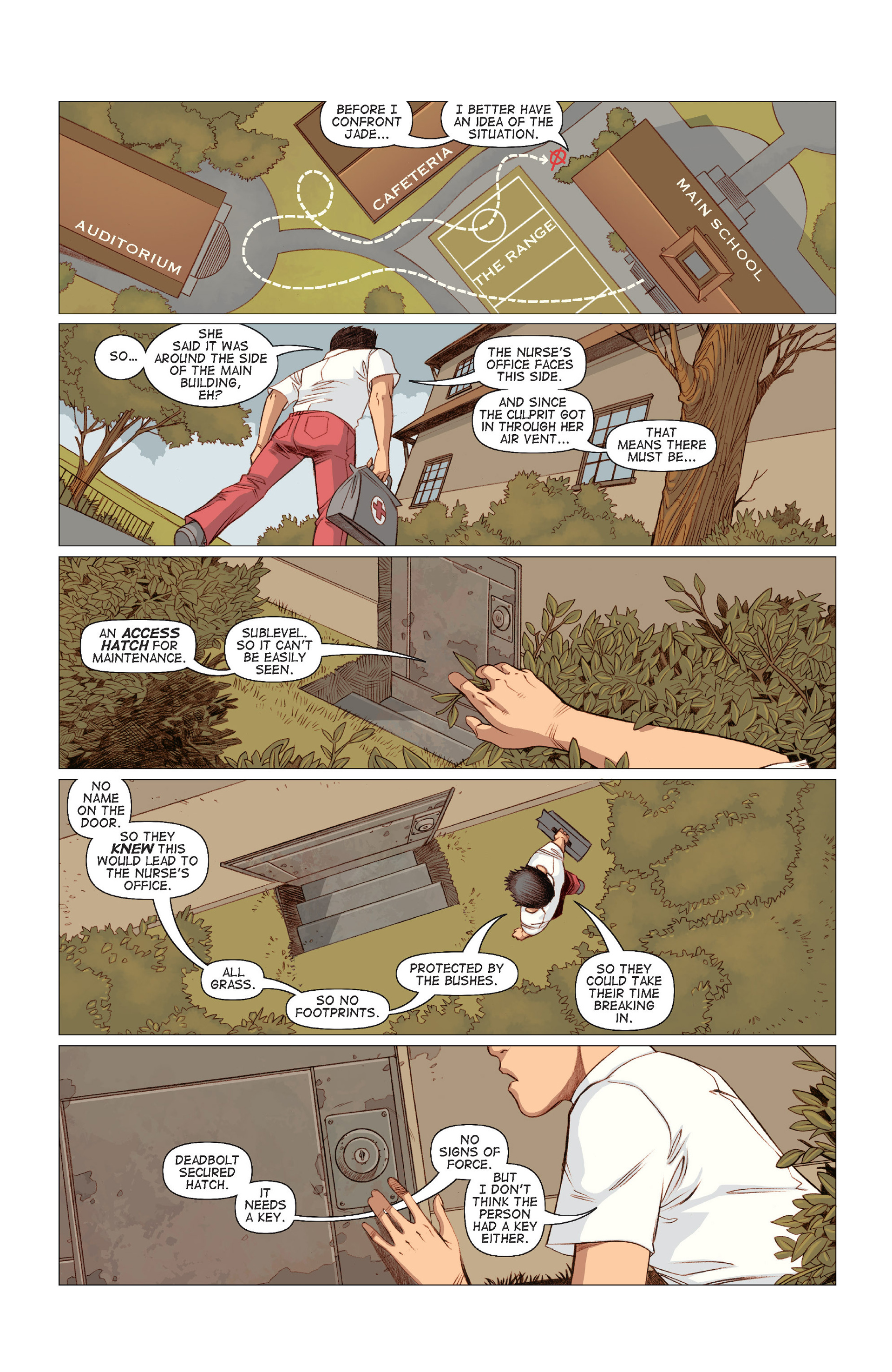 Read online Five Weapons comic -  Issue #8 - 12
