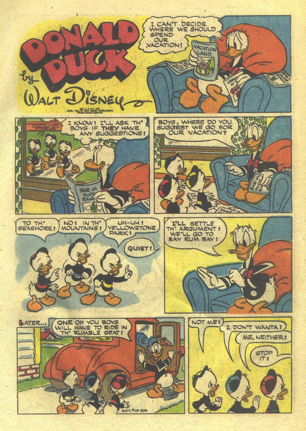 Read online Walt Disney's Comics and Stories comic -  Issue #119 - 3