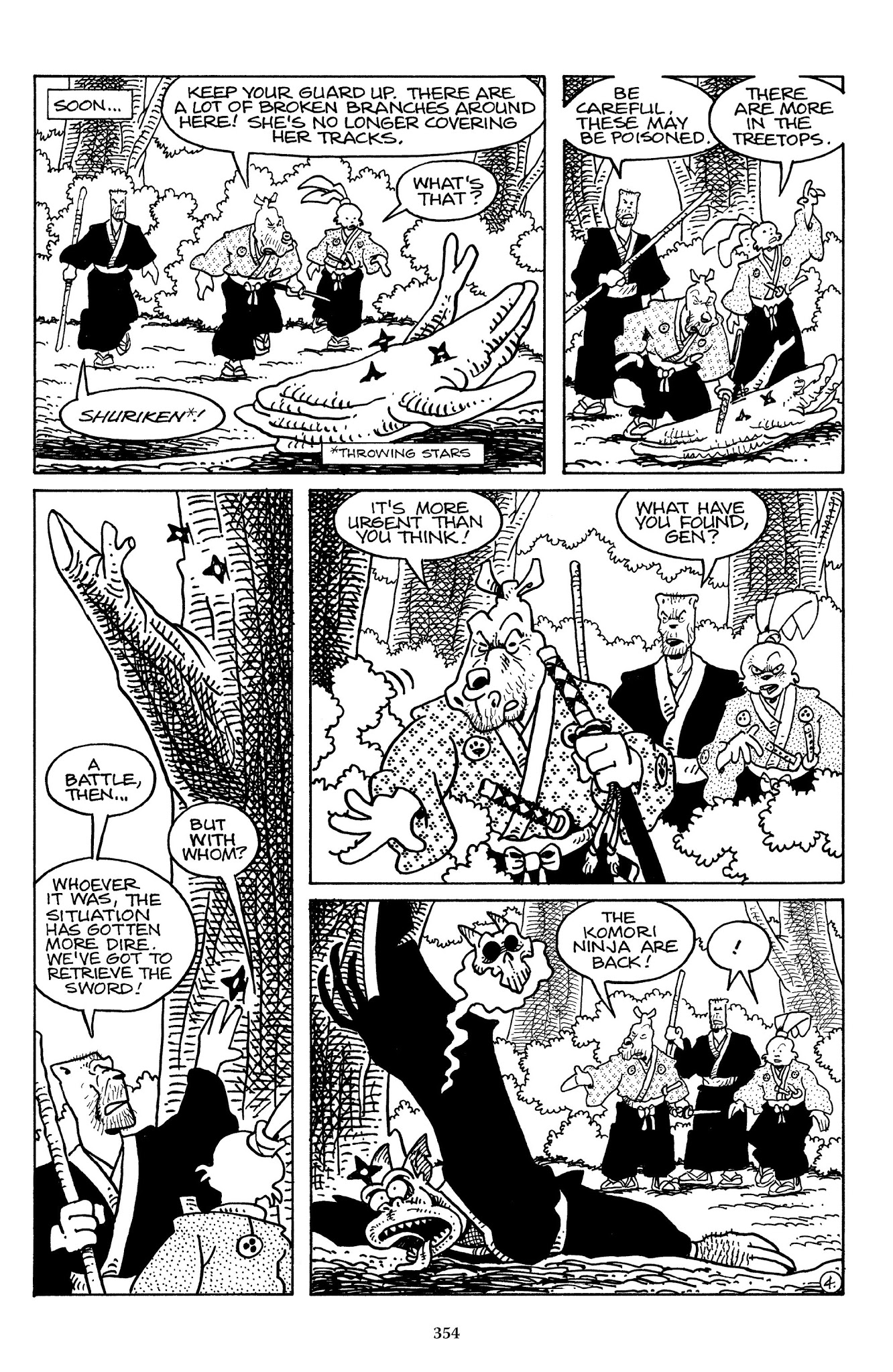 Read online The Usagi Yojimbo Saga comic -  Issue # TPB 3 - 350