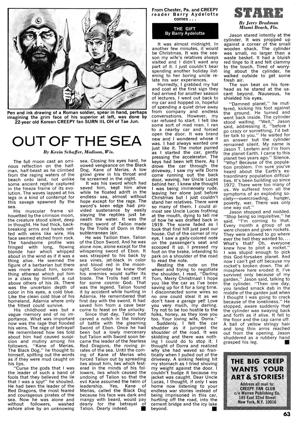 Read online Creepy (1964) comic -  Issue #45 - 63