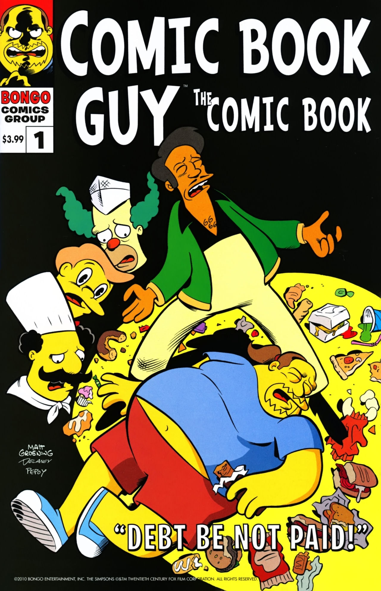 Read online Bongo Comics presents Comic Book Guy: The Comic Book comic -  Issue #1 - 5