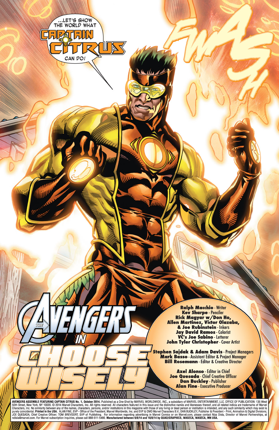 Read online Avengers Assemble Featuring Captain Citrus comic -  Issue #1 - 7