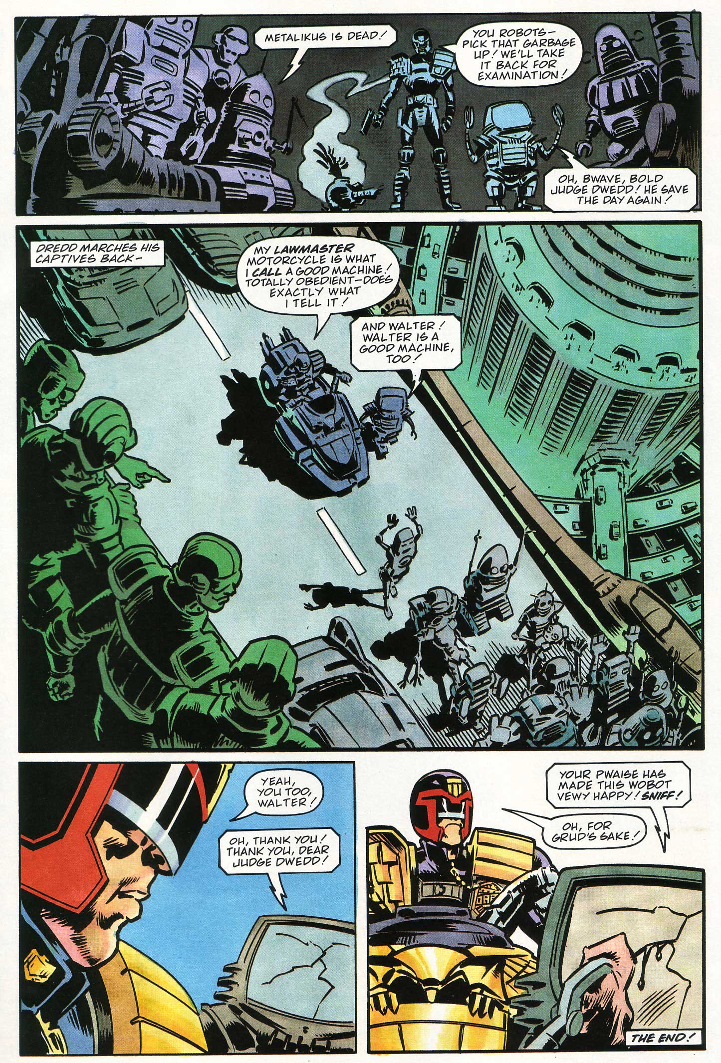 Read online Judge Dredd Lawman of the Future comic -  Issue #7 - 15