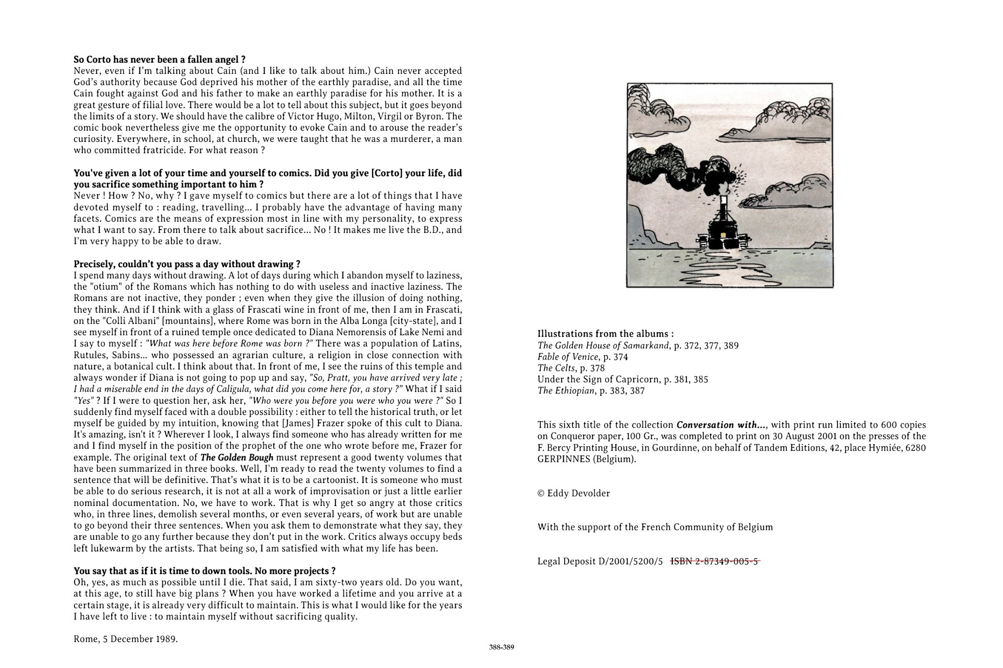 Read online Corto Maltese comic -  Issue # TPB 8 (Part 3) - 77