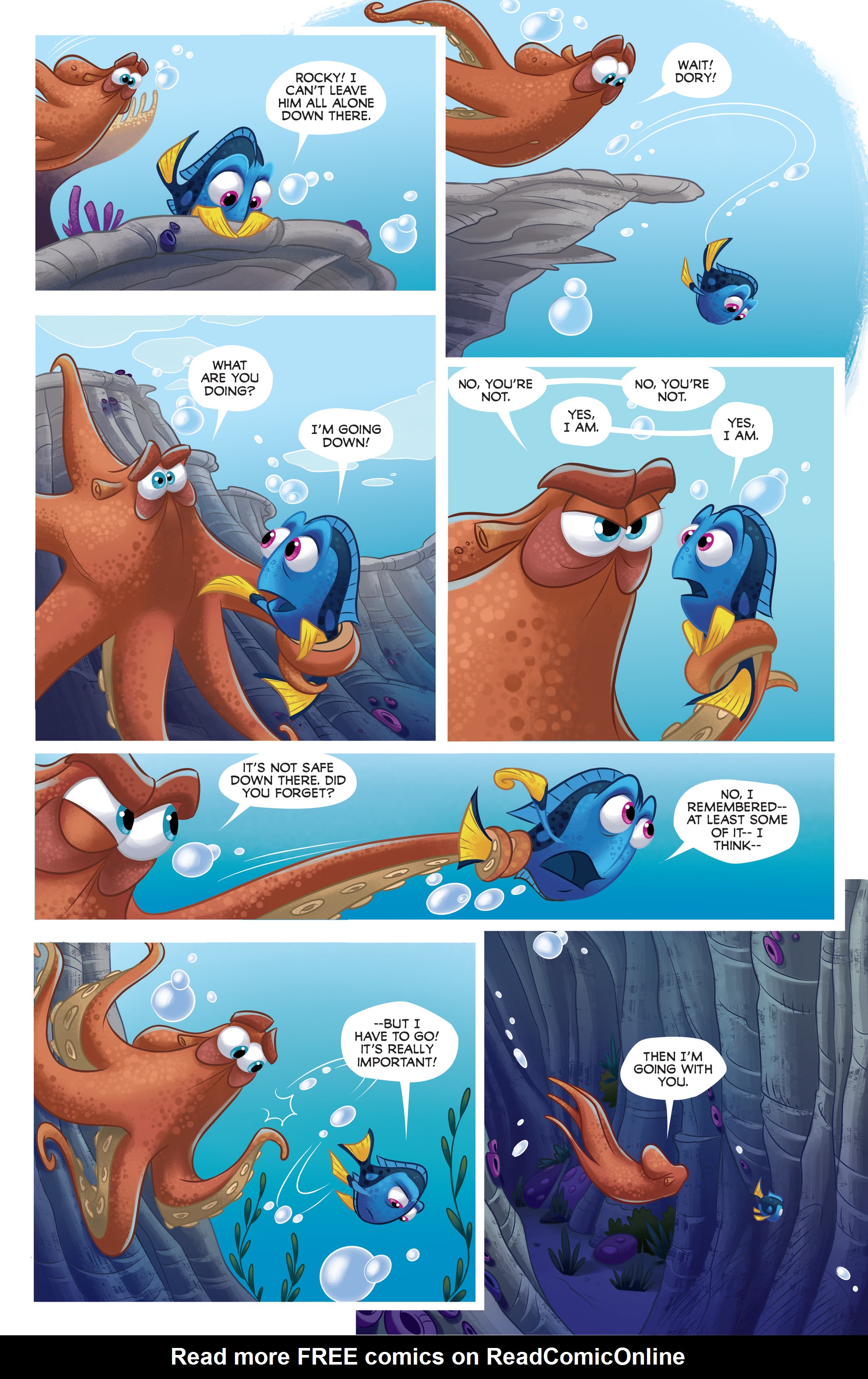 Read online Disney Pixar Finding Dory comic -  Issue #2 - 12