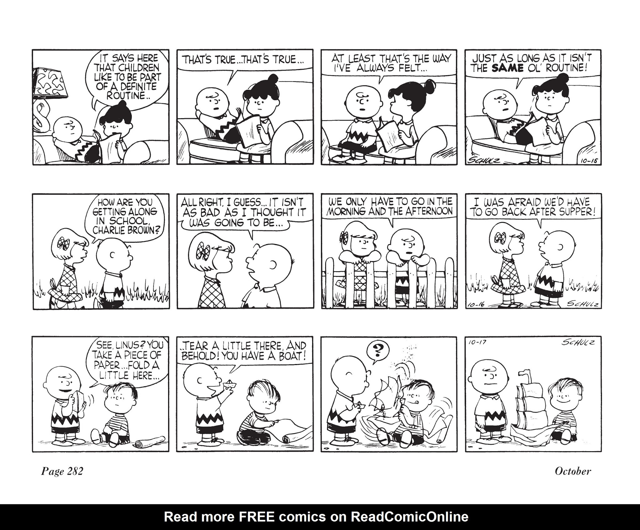 Read online The Complete Peanuts comic -  Issue # TPB 3 - 295