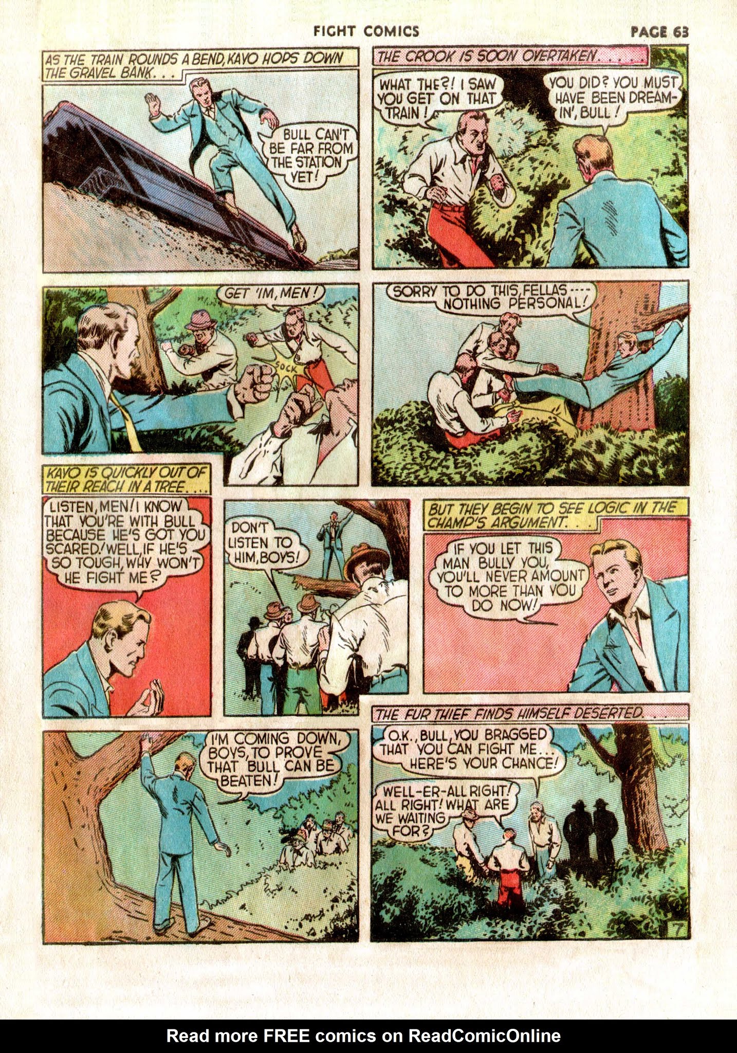 Read online Fight Comics comic -  Issue #7 - 66