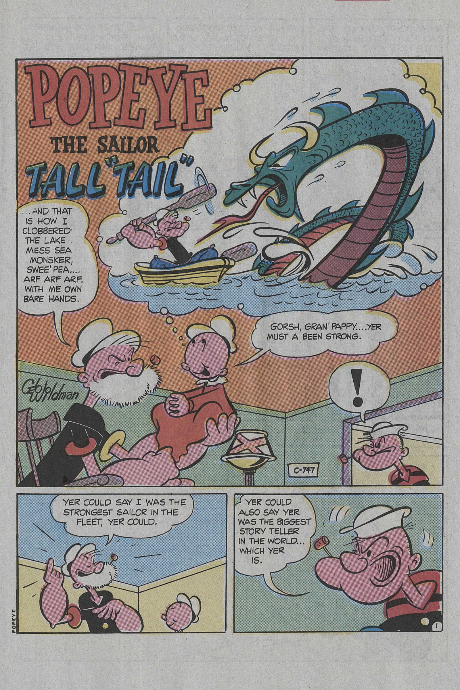 Read online Popeye (1993) comic -  Issue #4 - 13
