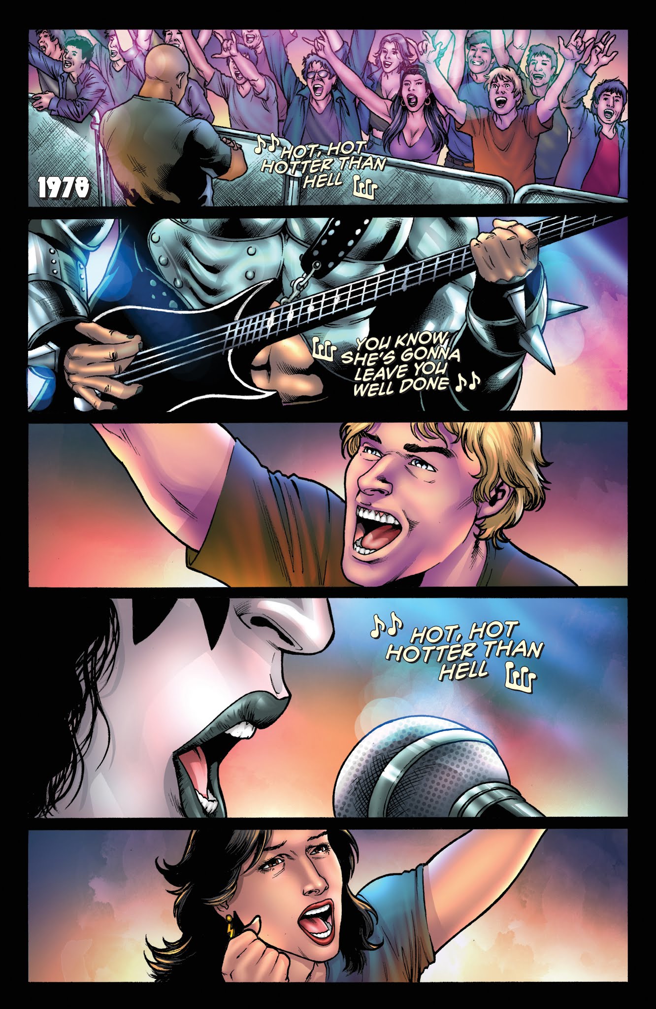 Read online KISS: Blood and Stardust comic -  Issue #1 - 9