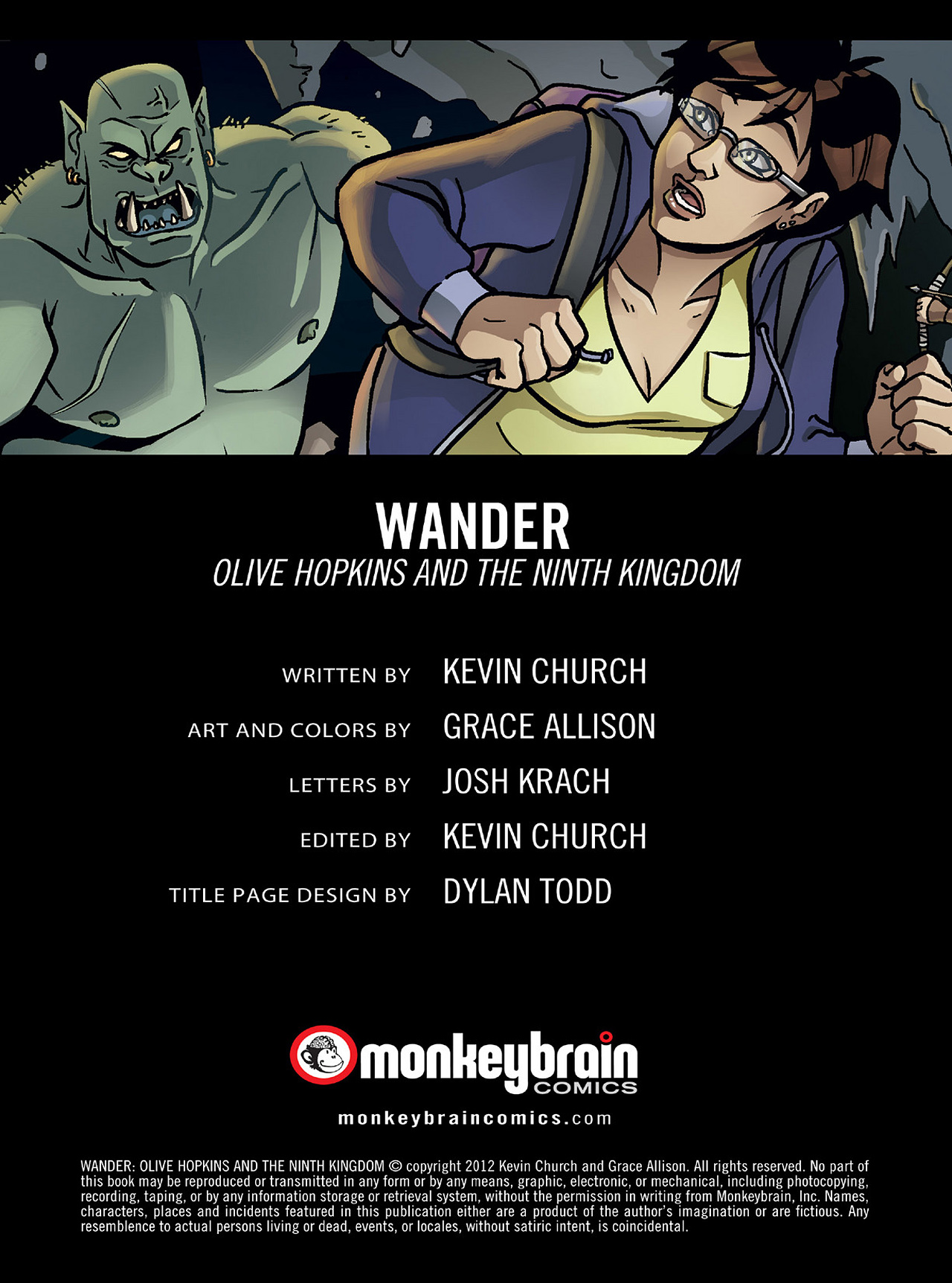 Read online Wander: Olive Hopkins and the Ninth Kingdom comic -  Issue #1 - 2