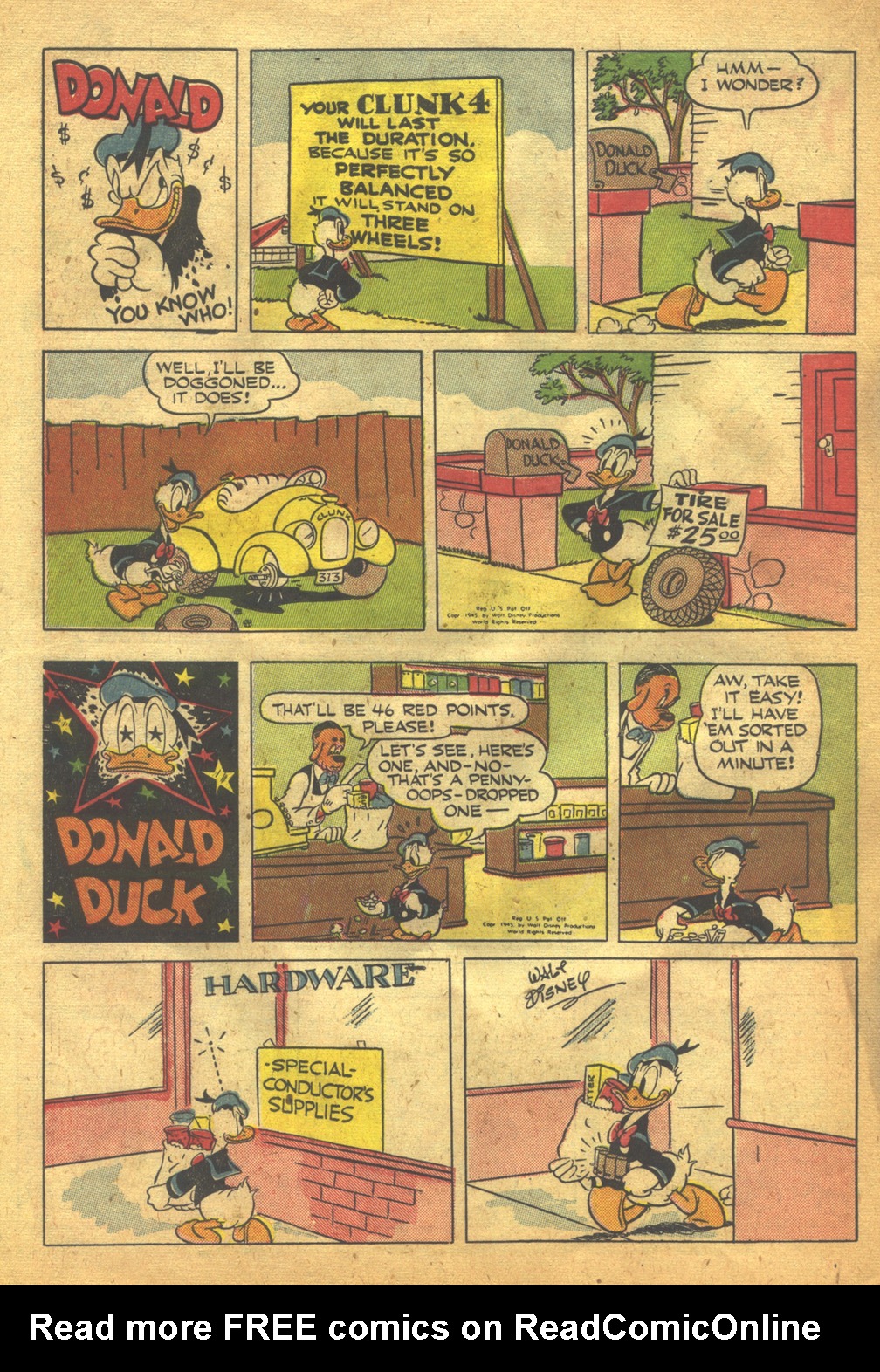 Read online Walt Disney's Comics and Stories comic -  Issue #62 - 32