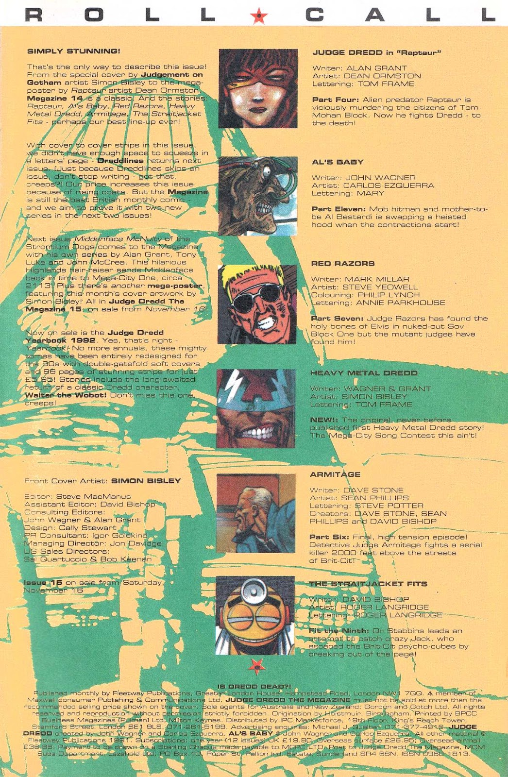 Judge Dredd: The Megazine issue 14 - Page 3