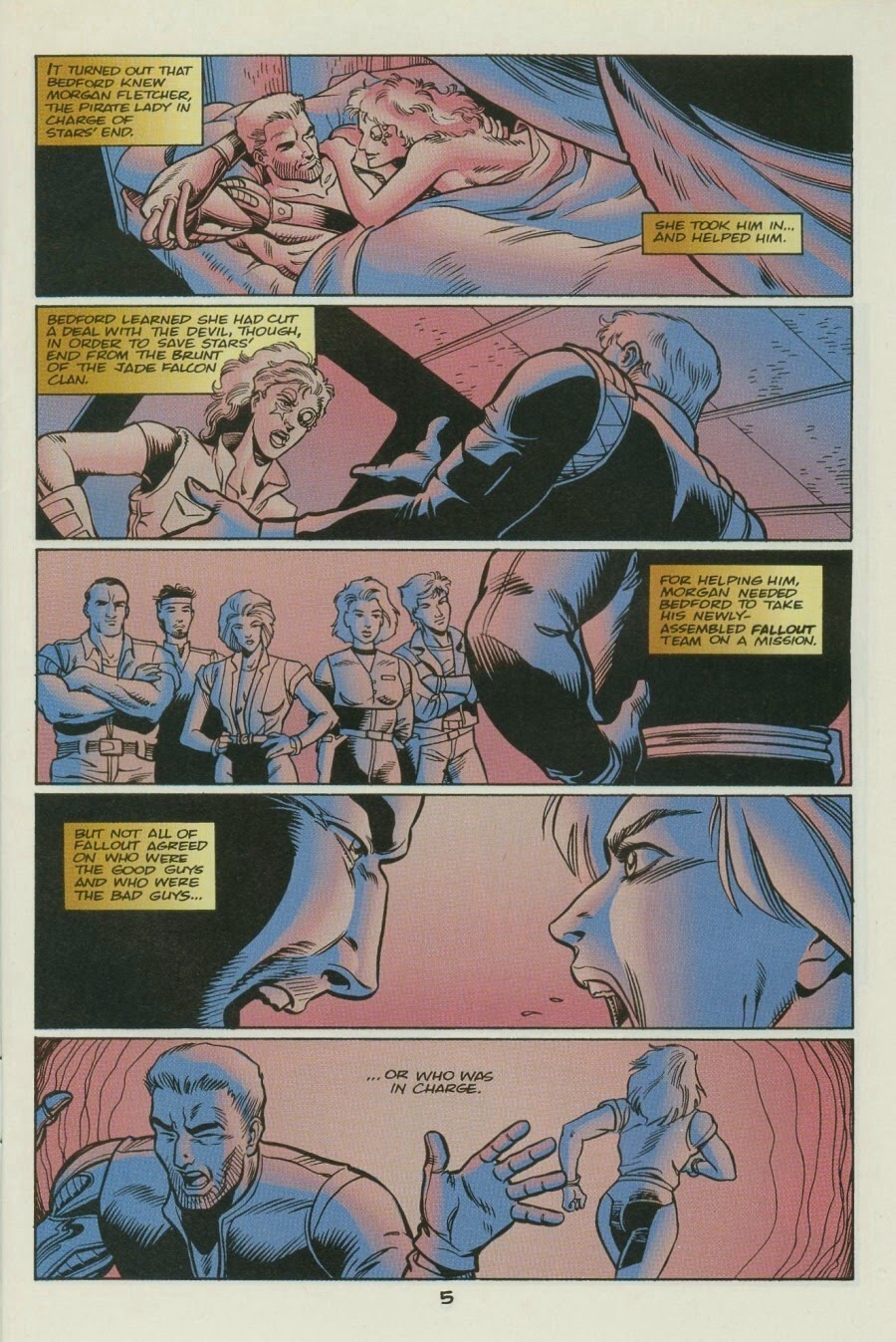 Read online Battletech: Fallout comic -  Issue #4 - 6