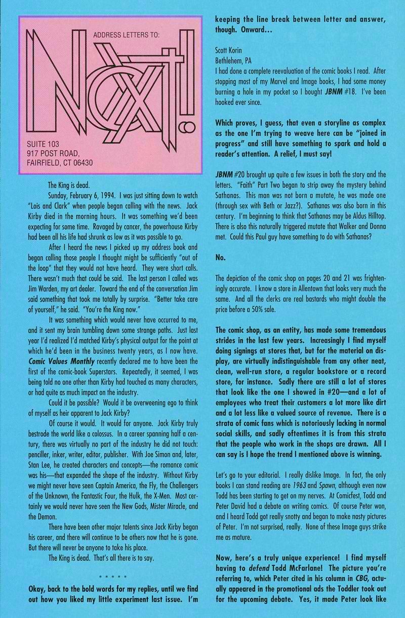 Read online John Byrne's Next Men (1992) comic -  Issue #25 - 29